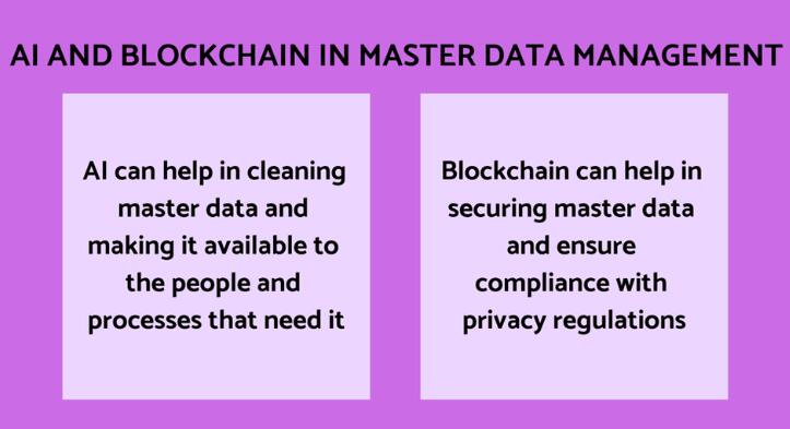区块链和人工智能如何在主数据管理中发挥作用