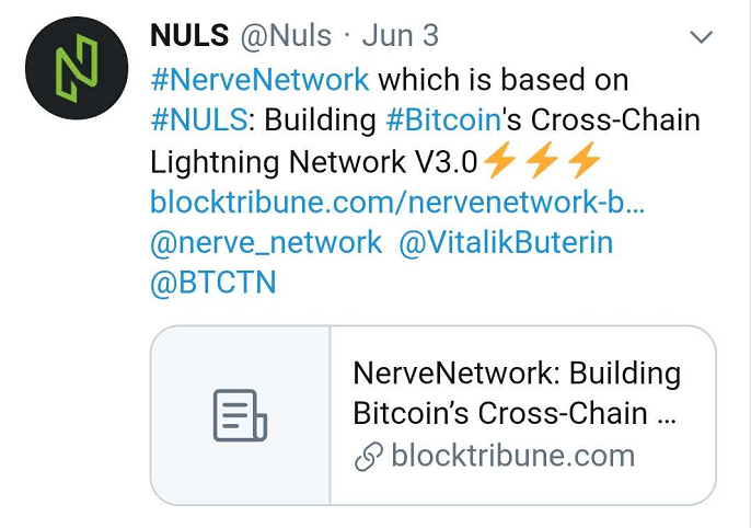 NULS项目6月上半月进度简报