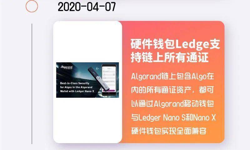 Algorand 主网上线一周年大事记