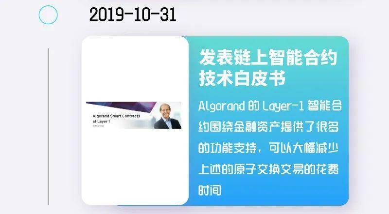 Algorand 主网上线一周年大事记