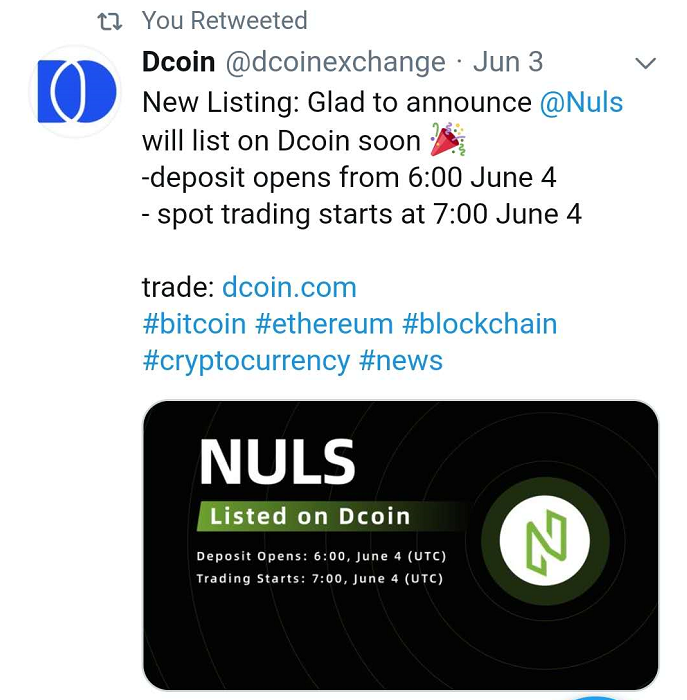 NULS项目6月上半月进度简报