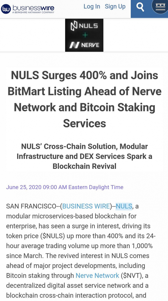 NULS将在7月12日实施首次减产| NULS项目6月下半月简报