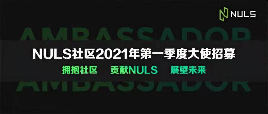 NULS社区2020年12月上半月简报|NULS社区2021 Q1大使竞选进行中