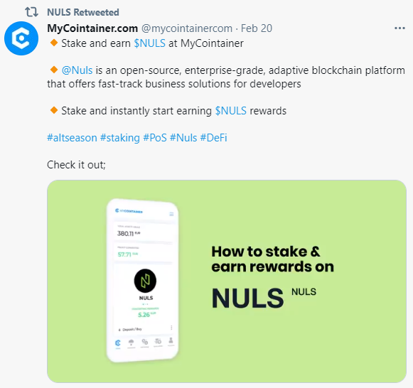 NULS社区2021年2月下半月简报 | Nabox 生态插件钱包开启内测