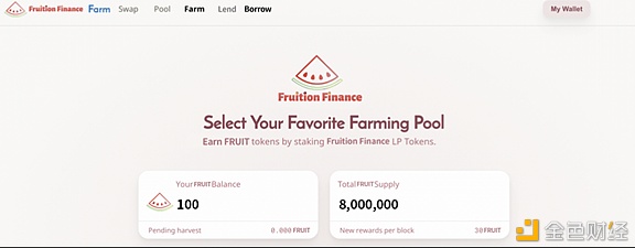 OKExChain首个去中心化预言机借贷项目Fruition Finance